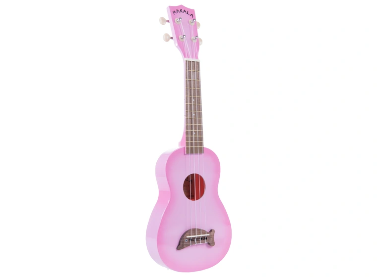 Kala Makala Dolphin MK-SD-PKBURST Pink Burst Soprano Ukulele med bag 