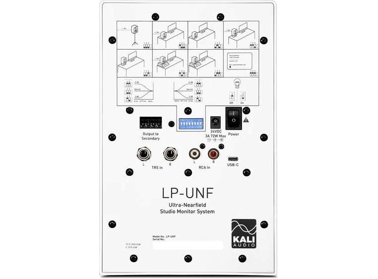 Kali Audio LP-UNF Studiomonitorer White (Pris pr par) 