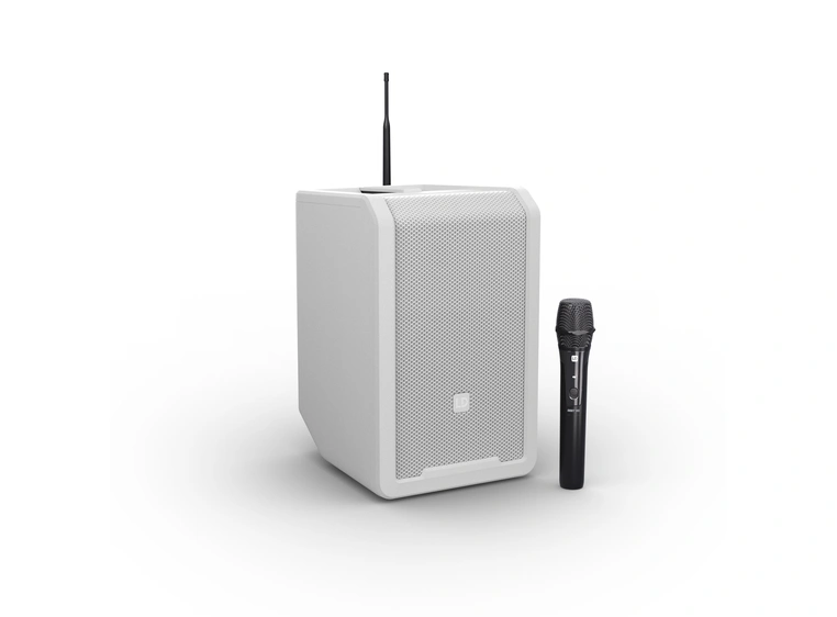 LD Systems ANNY 8 HHD B8 Kompakt-PA Pure White, med håndholdt mikrofon 