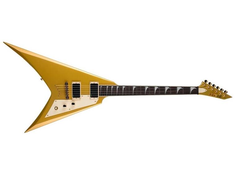 LTD KH-V Metallic Gold Kirk Hammett Signature