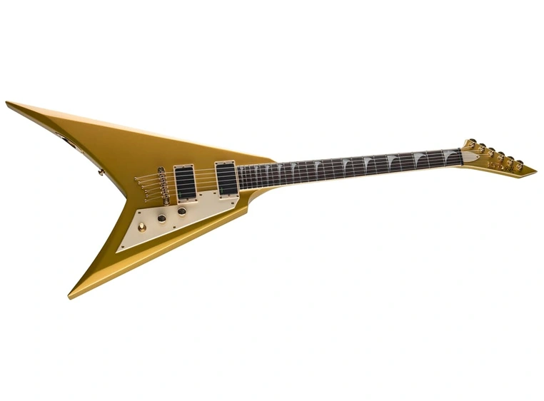 LTD KH-V Metallic Gold Kirk Hammett Signature 