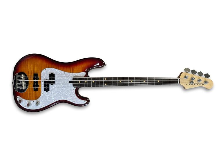 Lakland Skyline 44-64 Deluxe Bass 4-Str Flamed Maple Top - Honey Burst Gloss