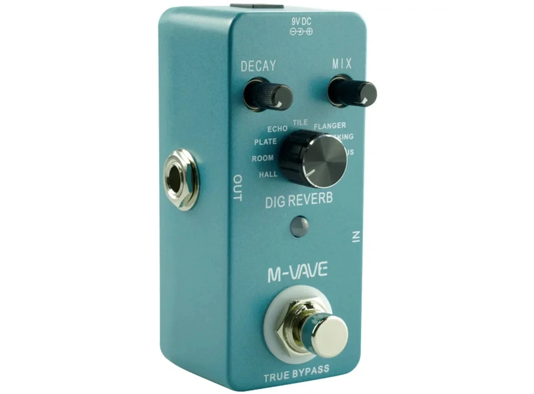 M-vave Dig Reverb effektpedal for gitar 