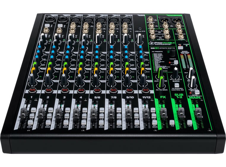 Mackie Profx12v3+ 10 ch analog mixer enhanced FX, USB recording and bluetooth