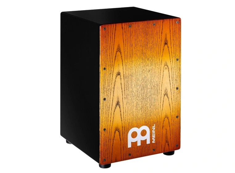 Meinl MCAJ100BK-SAF Headliner Snare Cajon Black - Sonoran Amber Fade 