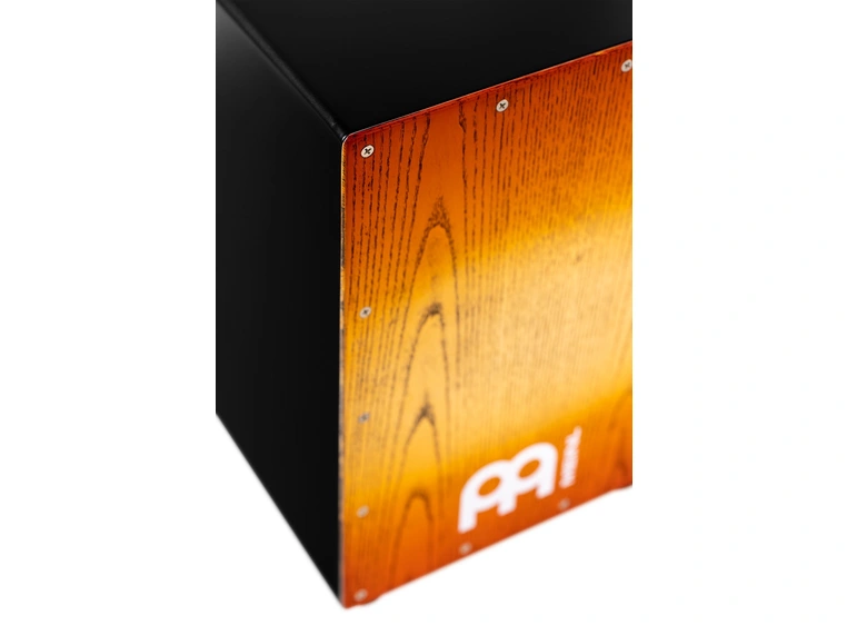 Meinl MCAJ100BK-SAF Headliner Snare Cajon Black - Sonoran Amber Fade 