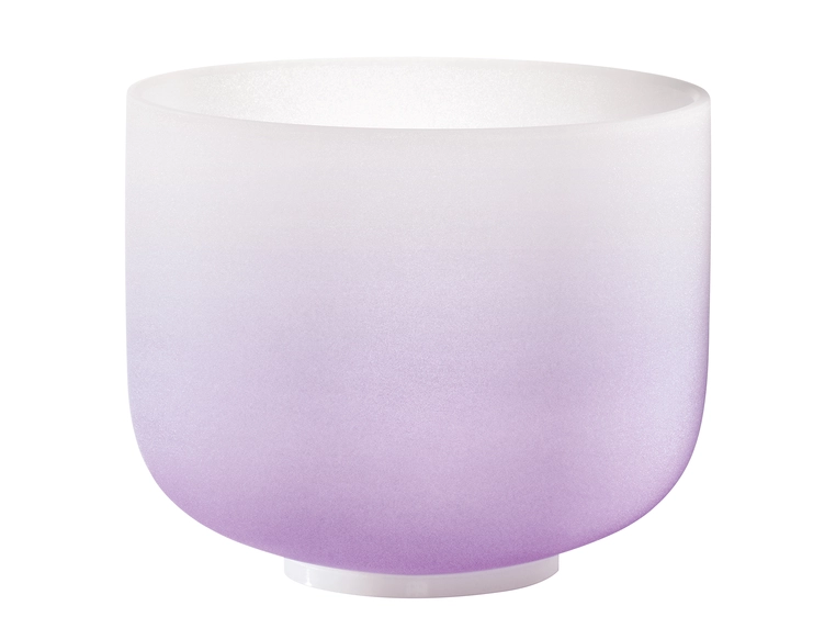 Meinl Sonic En. CSBC8B Crystal Singing Bowl 8 / B / 440Hz Crown Chakra, Purple 