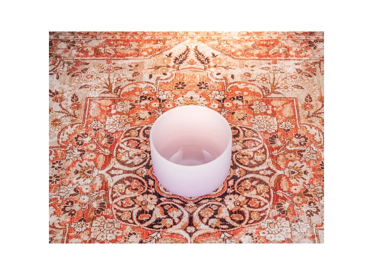 Meinl Sonic En. CSBC8B Crystal Singing Bowl 8 / B / 440Hz Crown Chakra, Purple 