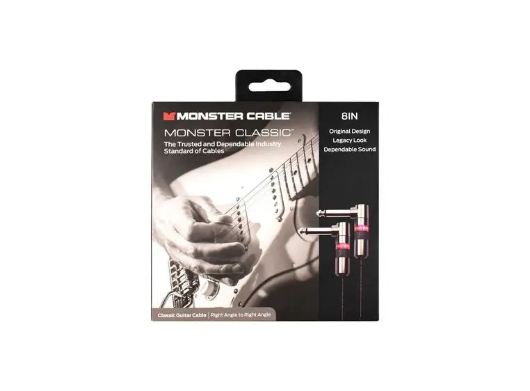 Monster Classic 8 in. angled 1/4" plugs (600493) 