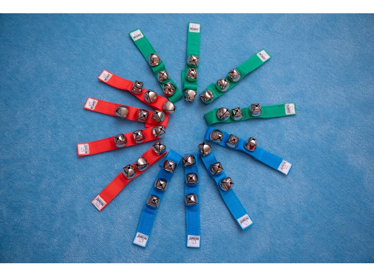 NINO PERCUSSION NINOSET961 Wrist Bell Set, 12 pcs 