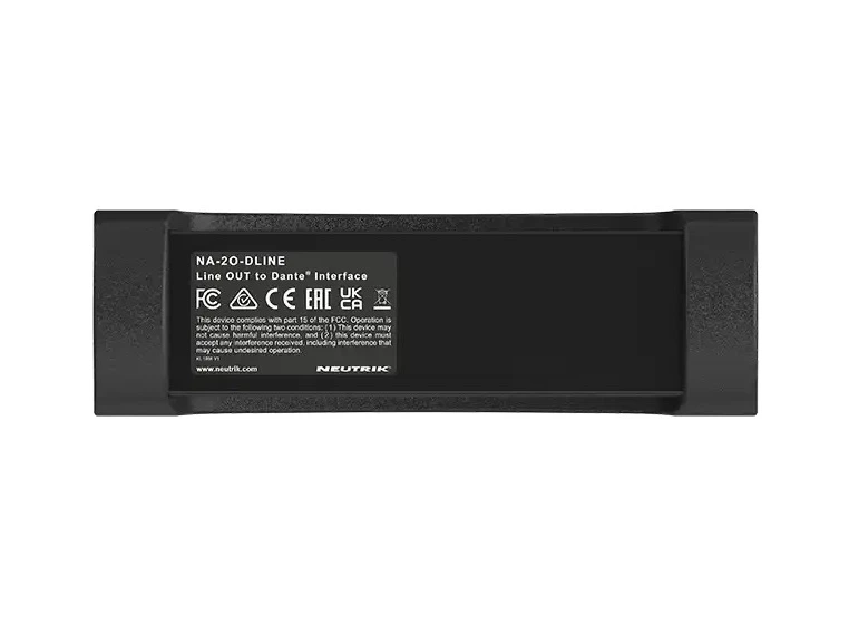 Neutrik Dante Interface 2 linje UT må ha PoE 