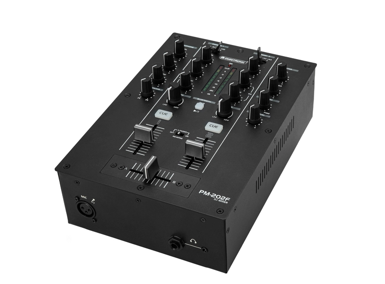 Omnitronic PM-202F 2-kanals DJ Mixer Med Filter og Bluetooth 
