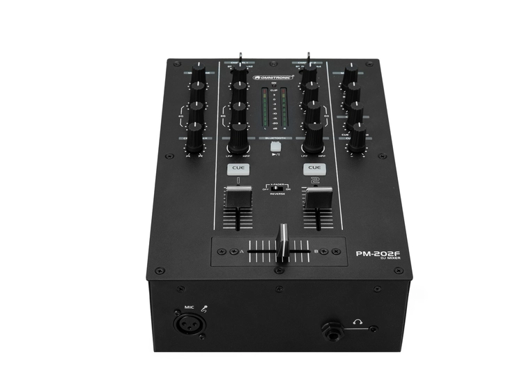 Omnitronic PM-202F 2-kanals DJ Mixer Med Filter og Bluetooth 