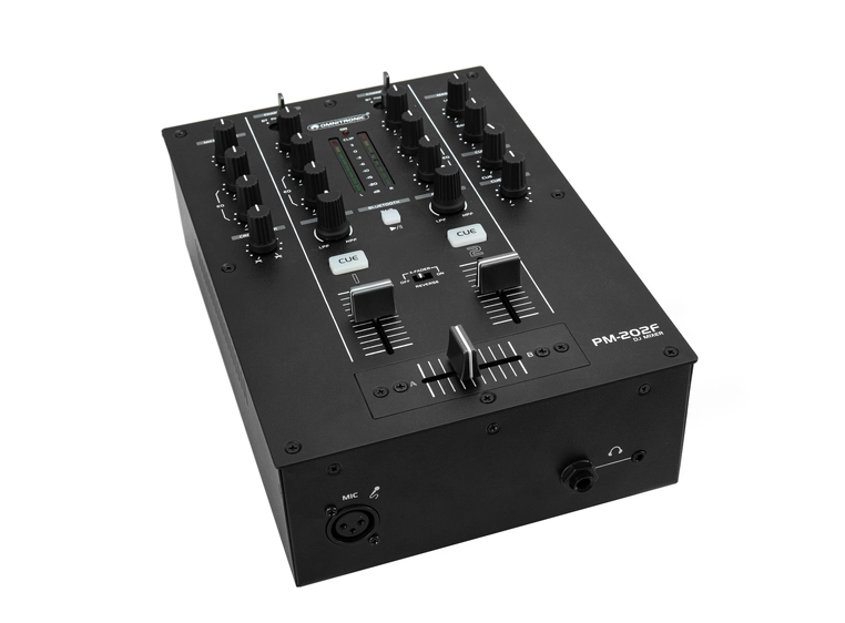 Omnitronic PM-202F 2-kanals DJ Mixer Med Filter og Bluetooth 