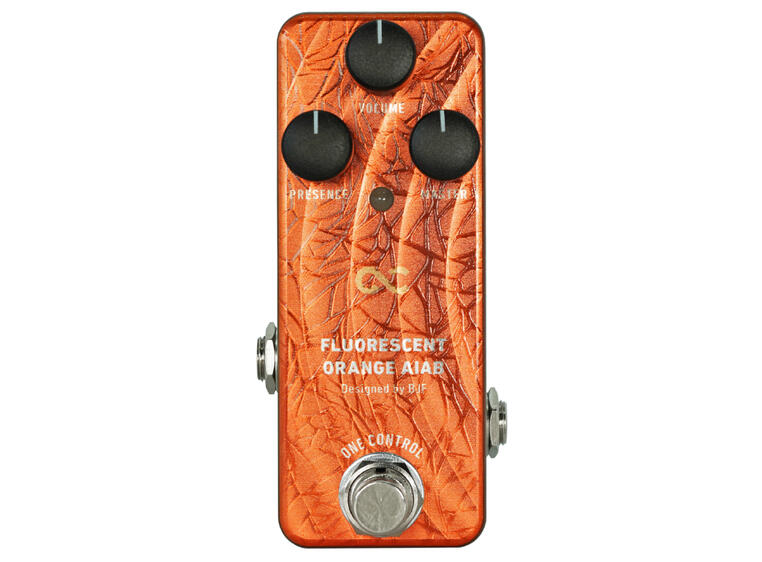 One Control Fluorescent Orange AIAB Distortion / Amp-In-A-Box