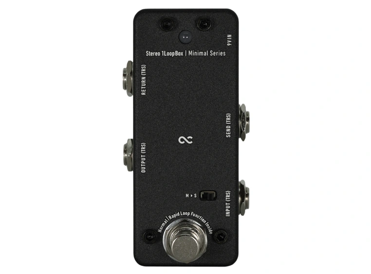 One Control Minimal Stereo 1 Loop Box True Bypass Looper 