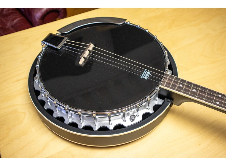 Ortega OBJ350TE-SBK 4-str Tenor-Banjo med Gigbag 