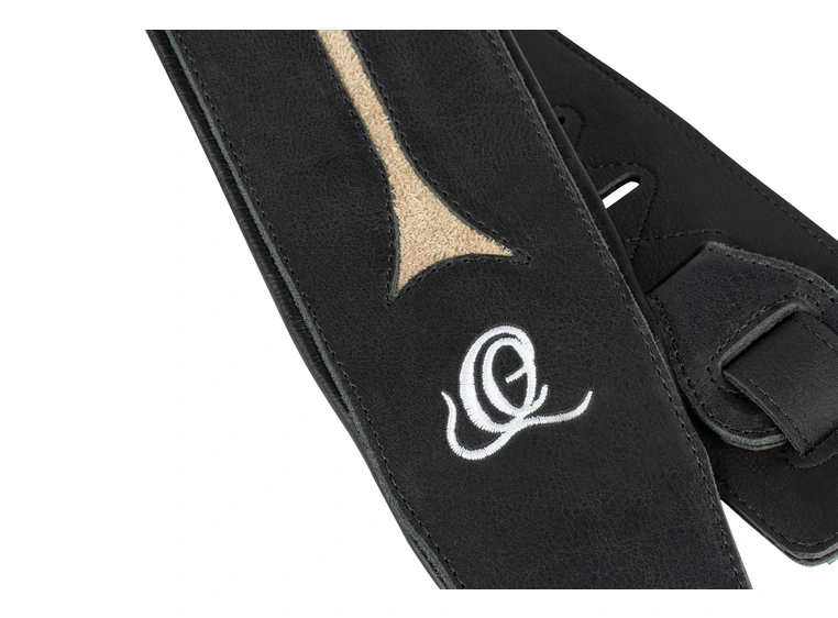 Ortega OSBS-2 Bass Leather Strap Vintage ash 