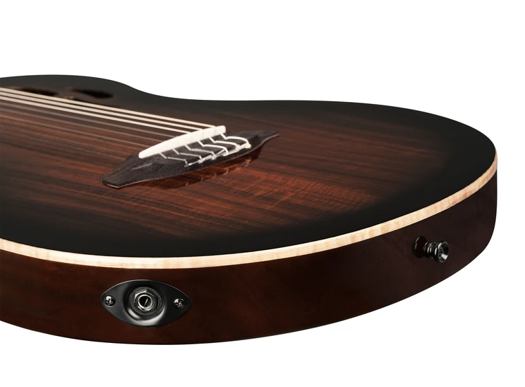 Ortega RTPDLX-ACA-L Nylonstr. gitar med mik, Thin, Slim neck, Left 
