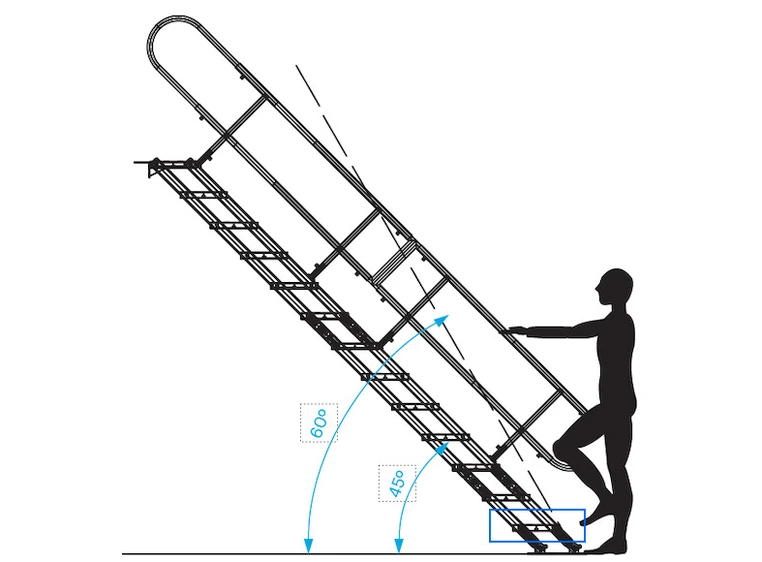 PROLYTE SM-STAIR EasyStair flex påbygg 1-Trinn, Påbygningsdel, u/koblinger 