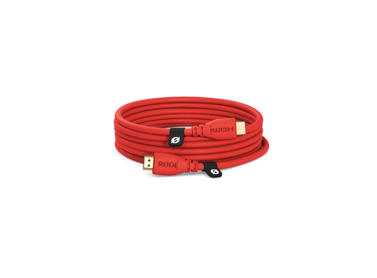 Røde HDMI-kabel 3m Red 