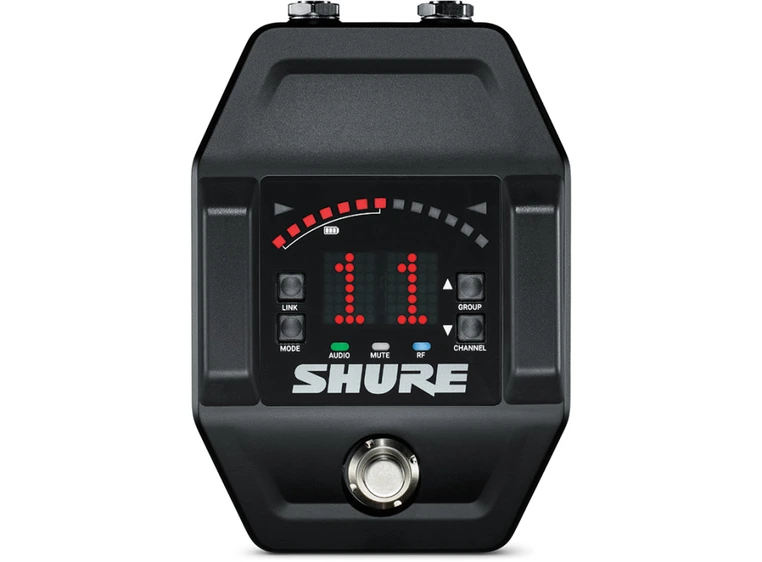 Shure GLXD6+ Trådløs gitarpedalmottaker 2.4 / 5.8 GHz 