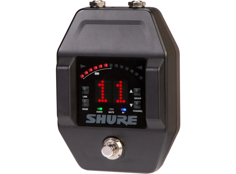 Shure GLXD6+ Trådløs gitarpedalmottaker 2.4 / 5.8 GHz 
