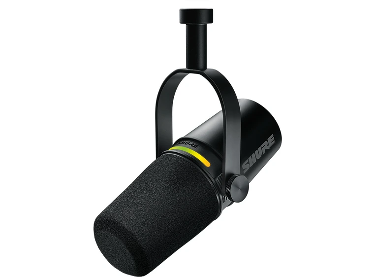 Shure MV7+ Black XLR/USB Speech microphone 