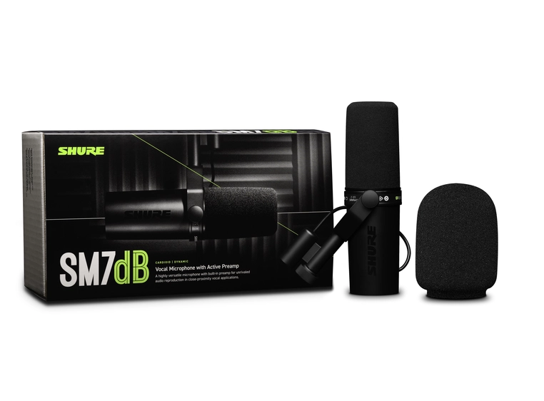 Shure SM7dB Dynamisk Studiomikrofon