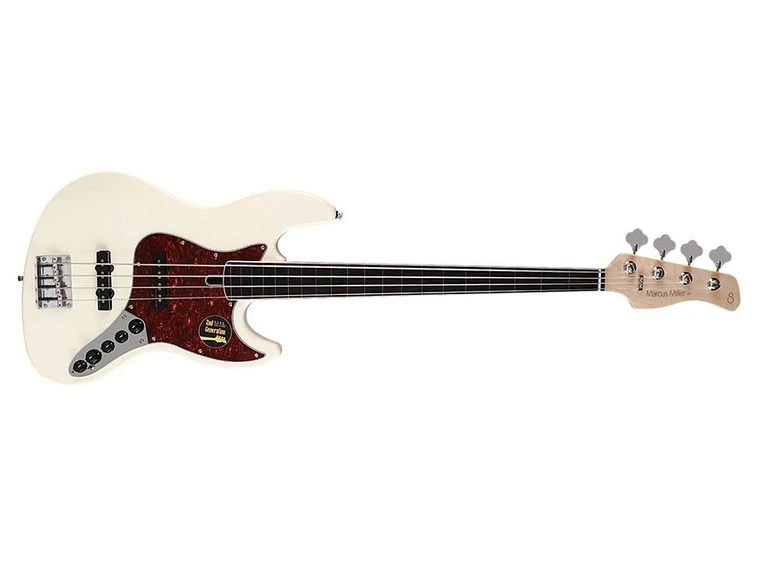 Sire Marcus Miller V7 Alder-4 Fretless Antique White 