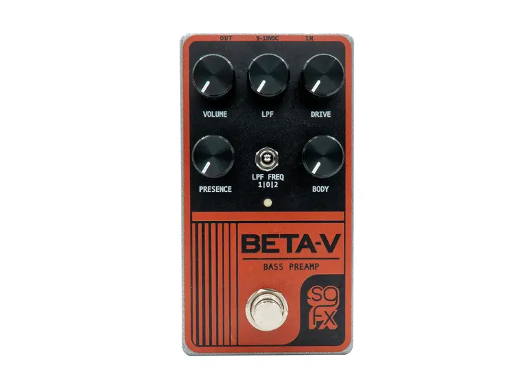 SolidGoldFX BETA-V Basspreamp med drive 