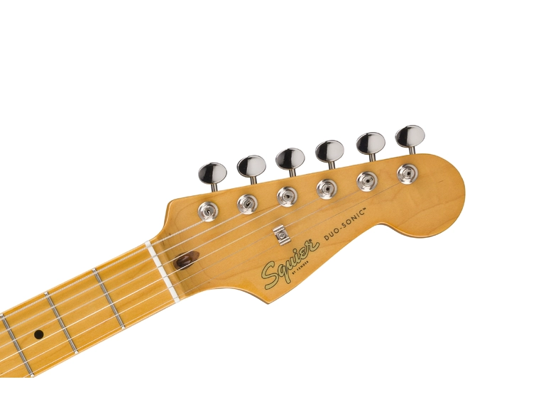 Squier Classic Vibe Duo-Sonic HS, Maple, Gold Anod. Pick, Desert Sand 
