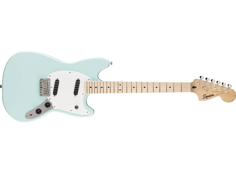 Squier Sonic Mustang MN, White Pickguard, Daphne Blue 