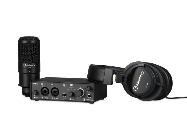 Steinberg IXO Recording Pack IXO22 Interface w/mic, headphones and SW
