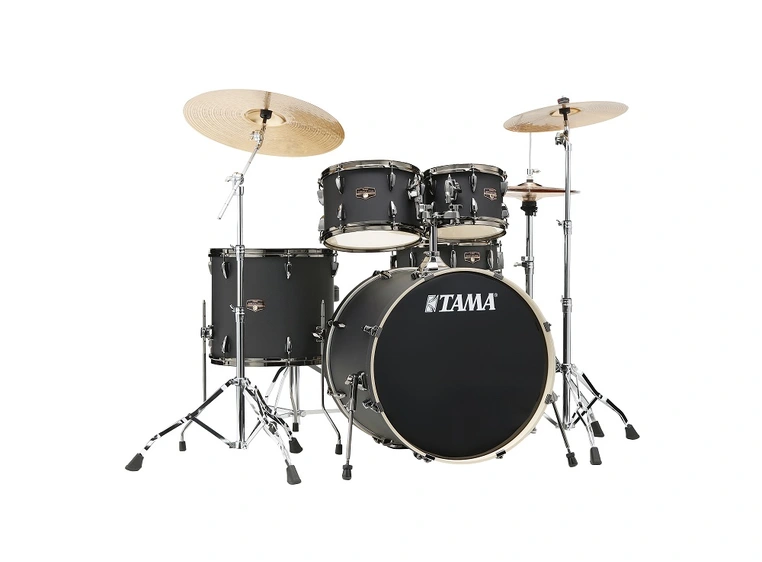 Tama IP52H6WCBN-BOB Imperialstar 5pc/22 Komplett sett m.cymb., Black, BN HW 