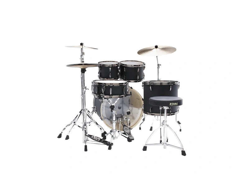 Tama IP52H6WCBN-BOB Imperialstar 5pc/22 Komplett sett m.cymb., Black, BN HW 