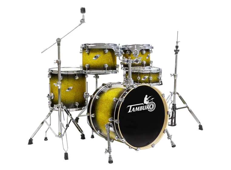 Tamburo TB FORMULA20GBSK Formula-sett 10T12T14FT14SD20BD Gold Black Sparkle 