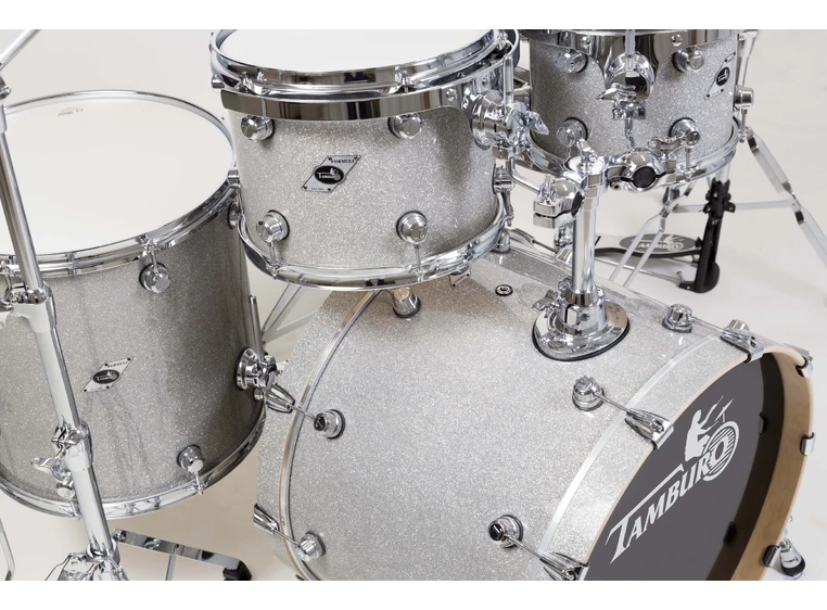 Tamburo TB FORMULA22SLSK Formula-sett 10T12T16FT14SD22BD Silver Sparkle 