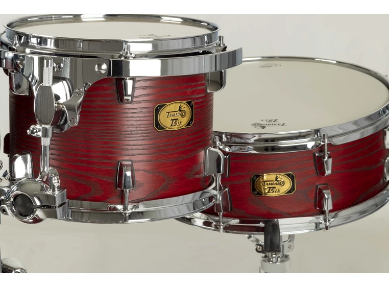 Tamburo TB T5LXR22WGRD Trommesett WRAP/PVC red wood, 22" bass drum 