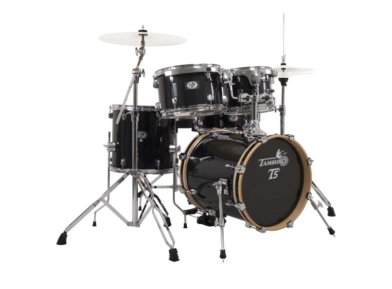Tamburo TB T5NCR22BSSK T5 Trommesett 10T12T16FT14SD22BD Black Sparkle u/cymba 
