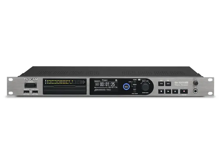 Tascam DA-3000SD Stereo Master-opptaker High-definition PCM/DSD lydopptaker 