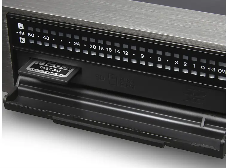 Tascam DA-3000SD Stereo Master-opptaker High-definition PCM/DSD lydopptaker 