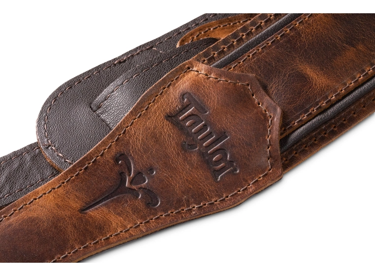 Taylor Fountain Strap, Leather 2.5", Weathered Brown 