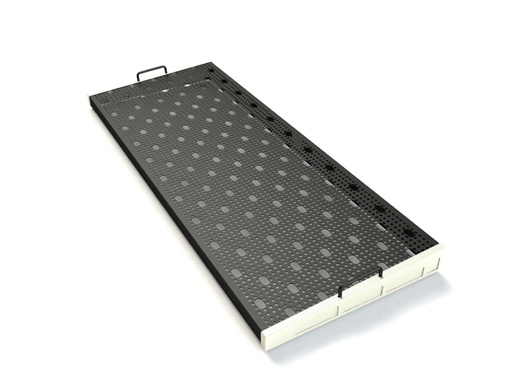 Temple Audio Design TRIO Pedalbrett (42 x 109 cm) - Vintage White 