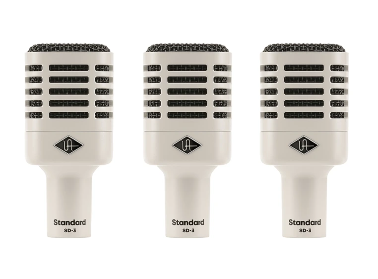 Universal Audio SD-3 Dynamic microphones 3-pack 