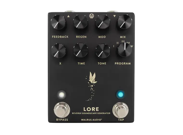Walrus Audio Lore (Black) Reverse Soundscape Generator FX Pedal 