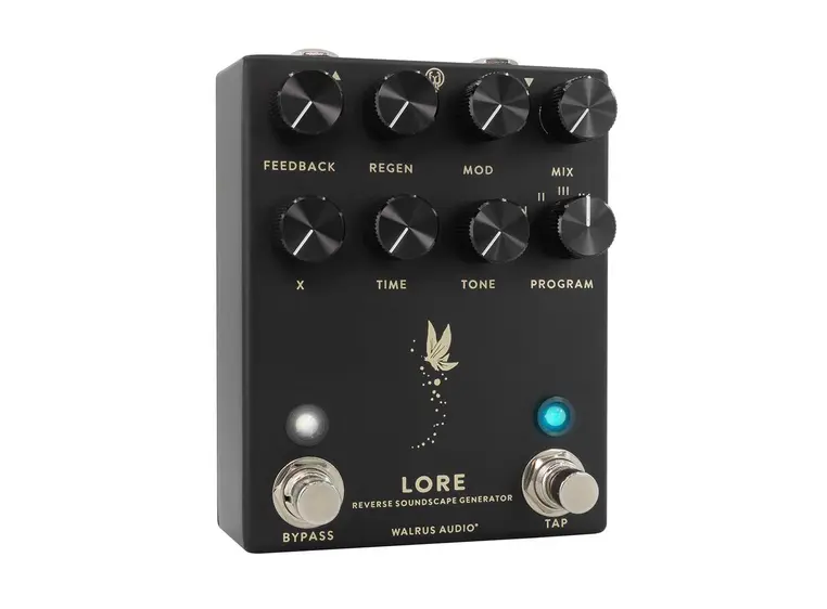 Walrus Audio Lore (Black) Reverse Soundscape Generator FX Pedal 