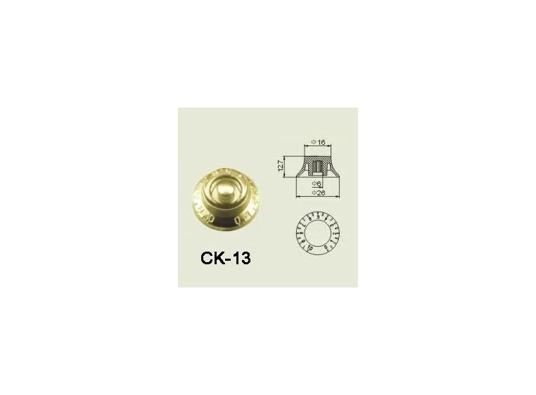 Wilkinson PN-P1 el-gitar Control knob gold 