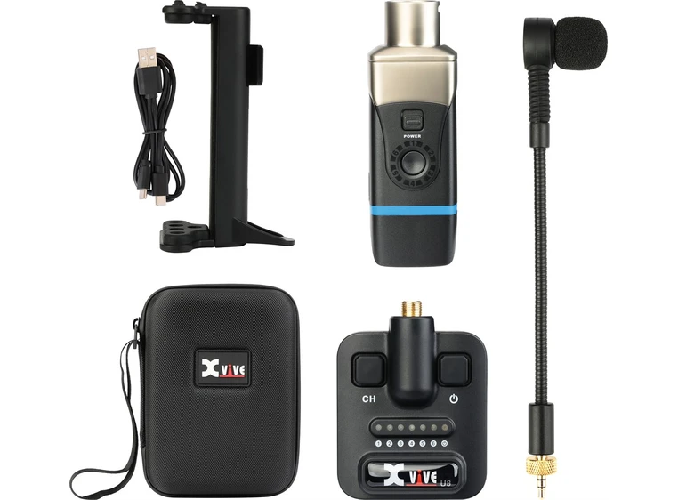 Xvive U8 Trådløst mikrofonsystem 