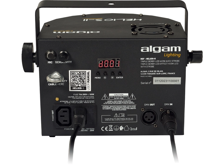 Algam Lighting HELIOS II derby and stroboscope LED projector 